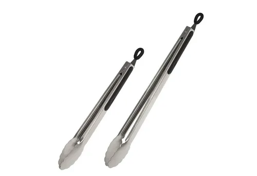 bremermann Grillzange Grillzangen 2er-Set, ca. 44,5 (XL) und 35,5 (M) cm Länge, Edelstahl