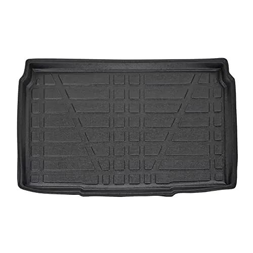 SCOUTT | Kofferraumwanne Laderaumwanne Kompatibel mit Corsa F ab 2019, mit Hoher Rand, Kofferraum-Schutzmatte, Geriffelt, Aufrollbar