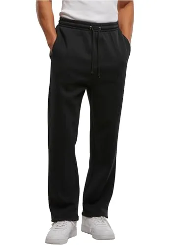 Urban Classics Herren Trainingshose Fluffy Pintuck Trackpants, lässige Herren Sporthose mit Kordelzug, Regular Fit, Größen S - 5XL