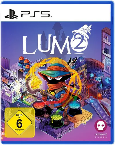 Lumo 2 für PlayStation 5 - Rätsel-Plattformer im Retro-Stil mit 25 Sammelobjekten und sich entwickelndem Gameplay, ideal für Fans klassischer isometrischer Spiele.