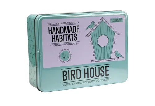 GIFT REPUBLIC Vogelhaus DIY Bausatz Vogelhaus Nistkasten Kinder Baukasten Bastelset, Kinder Bastelset