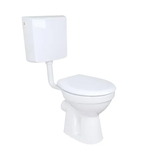 Belvit Dusch-WC Komplettset mit Geberit AP110 Aufputz-Spülkasten - Praktisches Dusch-WC Komplettset mit integrierter Bidet-Funktion und Softclose WC-Sitz. Ideal für moderne Badezimmer und einfache Installation dank flexibler Wasseranschlüsse.