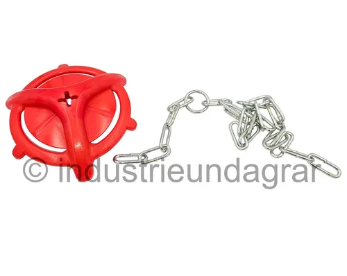 Ferkelbeißring mit 75cm Kette Beißring Beissring Beißstern für Ferkel Spielzeug