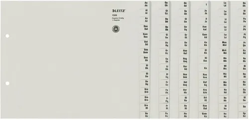 Leitz 1324 A-Z Registerserie von Leitz