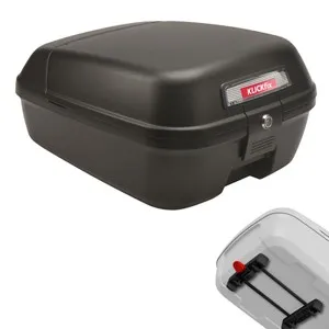 KLICKFix Unisex-Adult Citybox für Racktime Fahrradbox, Schwarz - Fahrradtaschen mit abschließbarem und regendichtem Design, ideal für sicheres Transportieren von Wertsachen auf Fahrradtouren.