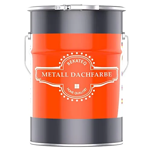 BEKATEQ Dachfarbe LS-580 Metall 3in1 - Vielseitige Metall Dachfarbe 3in1: Grundierung, Korrosionsschutz und Decklack in einem. Ideal für verschiedene Untergründe und einfach zu verarbeiten. Schützt effektiv vor Rost und Witterungseinflüssen.