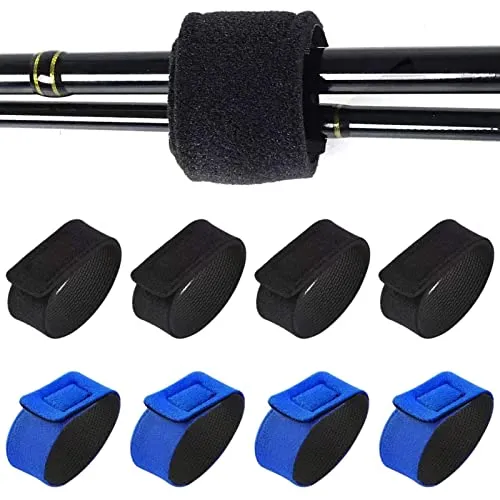 Stück Angelrute Gürtel Elastische Gurte Halter Band Mit Rutenschutz Rutensocke Hülse 8