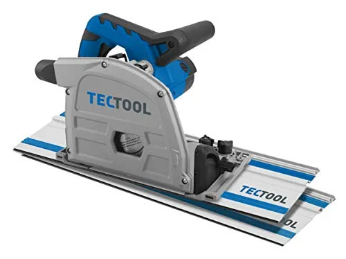 TECTOOL Tauchsäge TSF 55 inkl. Führungsschienen I 1200W, 54-59 mm Schnitttiefe I Effiziente Staubabsaugung I Vielseitige Materialtrennung