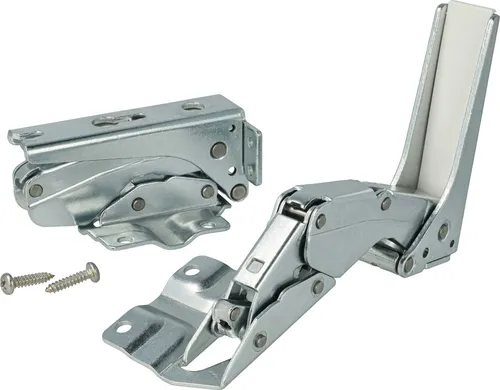 vhbw 2x Türscharnier kompatibel mit Sauter SFA32 Kühlschrank - Reparatur-Set