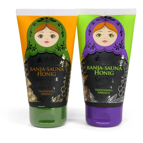 2x Vitalis Banja Saunahonigcreme Salbei + Sibirische Tanne je 120ml