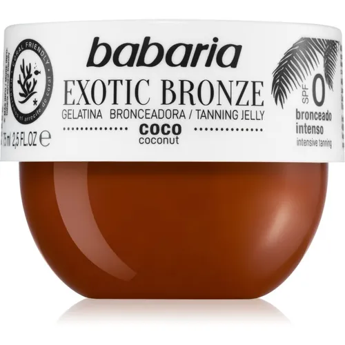Babaria Tanning Jelly Exotic Bronze Körpergel für intensive Bräunung 75 ml