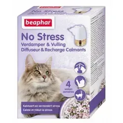 Beaphar No Stress Cat - Beruhigungsdiffusor für Katzen, 30ml, wirkt bis zu 4 Wochen, reduziert Stress und fördert Entspannung mit natürlichem Baldrian.