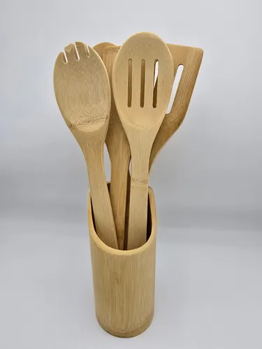 teiliges Utensilien-Set 30x6 cm Bambus 6