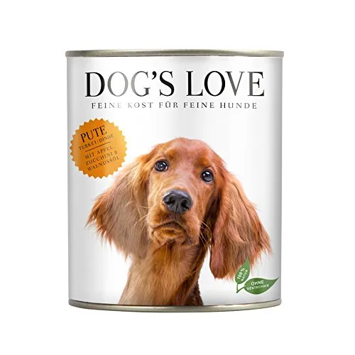 DOG'S LOVE Classic Pute, 6er-Pack (6 x 800g)