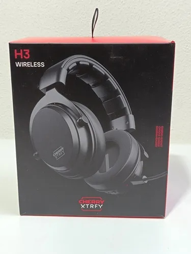 CHERRY XTRFY H3 Wireless Gaming-Headset - Kabelloses Over-ear Gaming-Headset mit 53 mm Treibern für immersiven Sound und drei EQ-Modi, ideal für Gamer, die einen Wettbewerbsvorteil suchen.