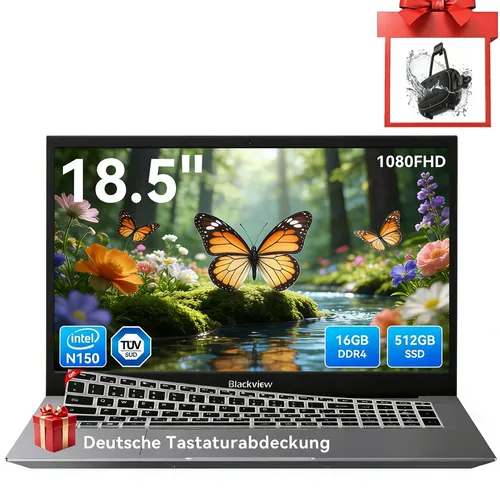 Produktbild Blackview AceBook 10 Laptop 18,5 Zoll – Intel N150, 16GB RAM, 512GB SSD