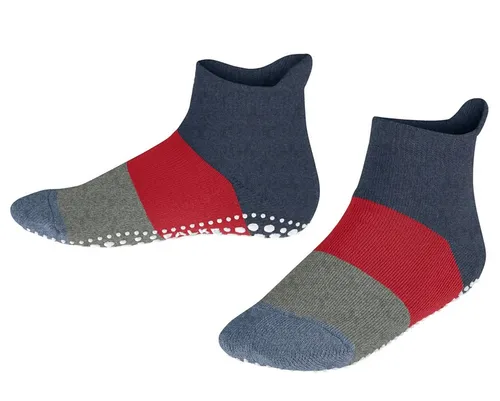 Falke Hausschuhe Colour Block 2024 (nachhaltige Baumwolle) dunkelblau Kinder