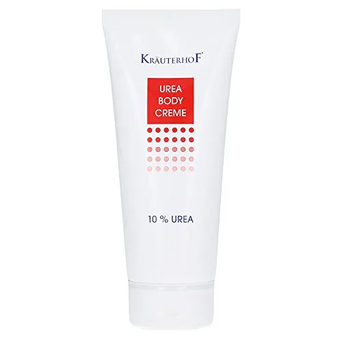 Kräuterhof® Urea Body Creme (200ml) – schützt die Haut vor Austrocknung & reduziert Spannungsgefühle, intensiv pflegende & Feuchtigkeit spendende Körpercreme mit Sheabutter, Jojoba- & Mandelöl