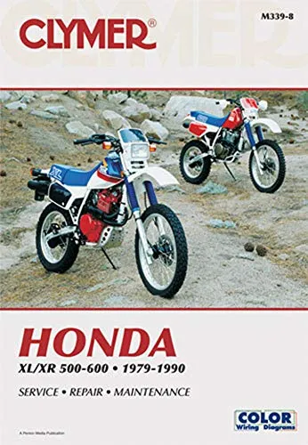 Honda XL/XR 500-600 (1979-1990) - Clymer Motorrad Reparaturanleitung - Detaillierte Reparaturanleitung für Honda XL/XR 500-600, perfekt für DIY-Enthusiasten und Motorradliebhaber.