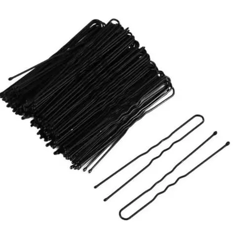 Stück Haarnadeln, U-förmige Haarnadeln,6cm Schwarze Haarnadeln,U-Form Hair Styling Accessories 40