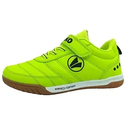 Jako J-SH Pass EV Mädchen Sneaker low in Gelb - Schnürer für Mädchen, stylisch in neon yellow/black, mit praktischem Klettverschluss für einfaches An- und Ausziehen.