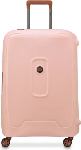 Delsey Paris Moncey 4-Rollen Trolley rosa 003844820-19MR - Koffer mit 4 leisen Rollen, 69 cm groß und perfekt für stressfreies Reisen im modernen Design.