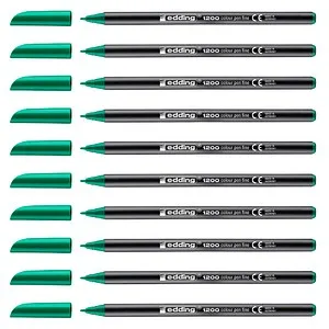 edding 1200 Filzstifte grün, 10 St.