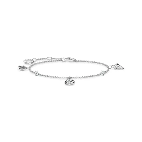 Thomas Sabo Armband Muscheln und weiße Steine, 925 Sterlingsilber - Armschmuck in Bijouterie, hochwertiges 925er Sterlingsilber mit einzigartigem Design – das perfekte Geschenk für besondere Anlässe.