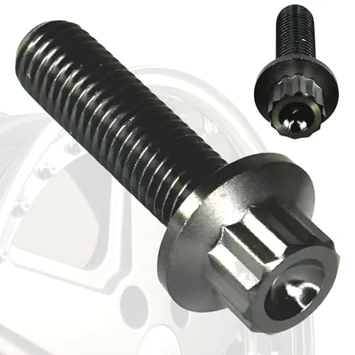 1x Titan M7x25 Schraube für 3/2 Teilige Felgen Tuning Bett Schwarz