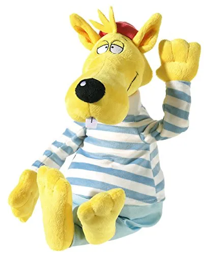 Käpt'n Blaubär Hein Blöd Plüschtier - Stofftier in bunt, 40 cm groß, aus weichem Softwool-Material, ideal zum Kuscheln und Spielen für Kinder.