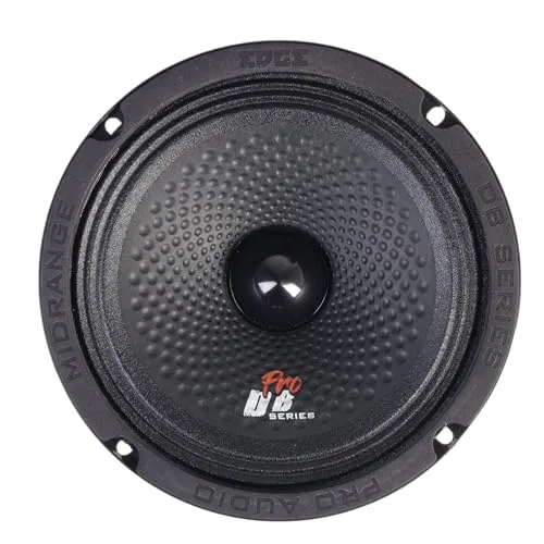 EDGE EDBPRO6-E3 Hochleistungs-Autolautsprecher für extrem Lauten Klang, 300 W, max. 150 W RMS 16,5 cm (6,5 Zoll), Pro-Audio-Stil-Lautsprecher für Auto, Van, LKW