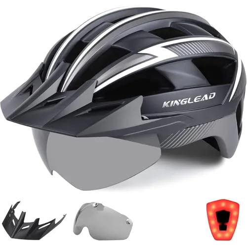 KINGLEAD Fahrradhelm mit Visier