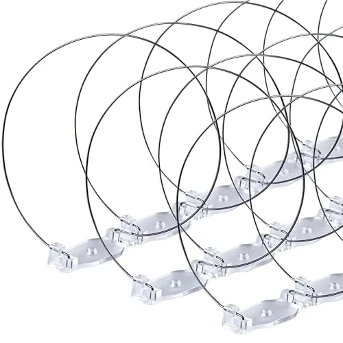 KONZEPT Taubenabwehr, (3 Stück x 33 cm) – Langlebige Edelstahlspiralen mit UV-beständiger Kunststoffbasis – Effektiver Vogelschutz für Balkon, Fensterbank & Dach – Einfache Montage