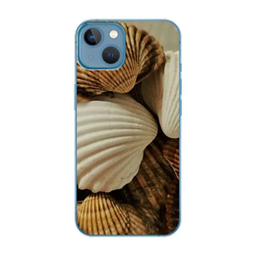 König Design Schutzhülle Kompatibel mit Apple iPhone 14 Hülle TPU Eckenschutz Stoßfest Dünn Kratzfest Handyhülle für Apple iPhone 14 - Muscheln