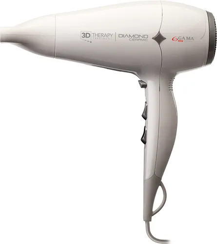 GA.MA Diamond Caramic Ion Haartrockner 2200 W Weiß