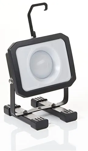 Northpoint LED Baustrahler 20W mit Akku Wiederaufladbar Wasserdicht Arbeitsscheinwerfer Arbeitsleuchte mit Haken 6600mAh - 1300 Lumen