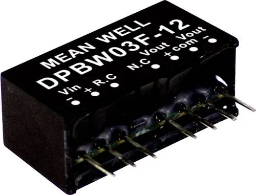 MEAN WELL DPBW03G-15 DC/DC-Wandlermodul 100mA 3W Anzahl Ausgänge: 2 x Inhalt 1St.