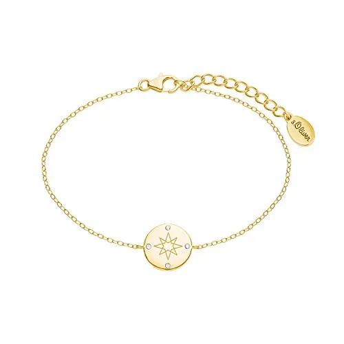 s.Oliver Damen-Gliederarmbänder 925_Sterling_Silber zirkonia 2025612