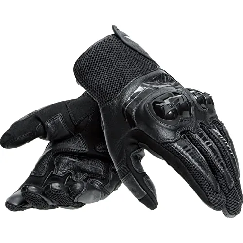 Dainese MIG 3 Handschuhe schwarz, XXL - Motorradhandschuhe für maximalen Komfort und Sicherheit. Mit Lederverstärkungen, belüftetem Mesh und Touchscreen-fähigem Material, perfekt für Sommerausfahrten.