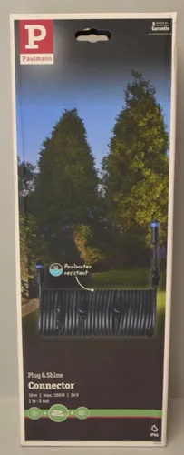 Verlängerungskabel Schwarz von Paulmann