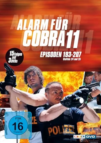 Alarm für Cobra 11 - Staffel 24 + 25 - Spannende Krimi-Action mit Ben Jäger und Semir Gerkhan, die sich in gefährliche Mordermittlungen und unerwartete Wendungen stürzen. Neue Kollegin und alte Geheimnisse sorgen für Nervenkitzel!