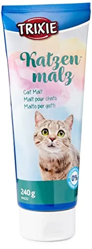 Trixie 4222 Katzenmalz - 240 g, natürliche Verdauungshilfe zur Vermeidung von Haarballen und Förderung der Verdauung
