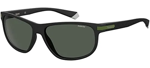 POLAROID Pld 2099/s 7ZJ/M9 BLACK GREEN Sunglasses Men's Polycarbonate, Standard, 58