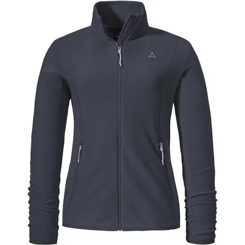 Schöffel Fleece Jk Style Ash Women blau (8820) 48 - Funktionsjacke für Damen, leicht und wärmend dank Tecnopile, ideal für Wandern mit hohem Feuchtigkeitstransport und optimaler Bewegungsfreiheit.