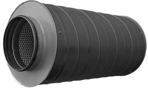 Rohrschalldämpfer NW 125 Iso 50mm L=1000mm starr