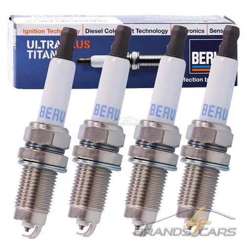 4x BERU ZÜNDKERZE ULTRA TITAN UPT3 FÜR AUDI A3 8P A4 8E B6 2.0 A8 4D 4E 6.0