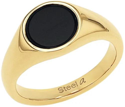 Amor Fingerring, mit Onyx in schwarz von Amor