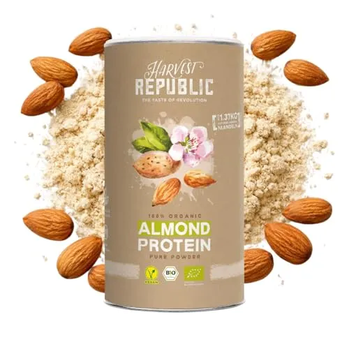 Harvest Republic Mandel Protein Pulver Pur bio