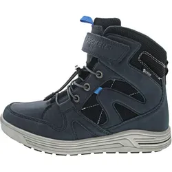 Dockers by Gerli 45RO702637660 - Robuste Kinder-Wanderschuhe in Navy - Wanderschuhe für Kinder mit wasserabweisender Docktex-Membran, rutschfester Sohle und praktischem Schnellschnürverschluss für optimalen Tragekomfort.