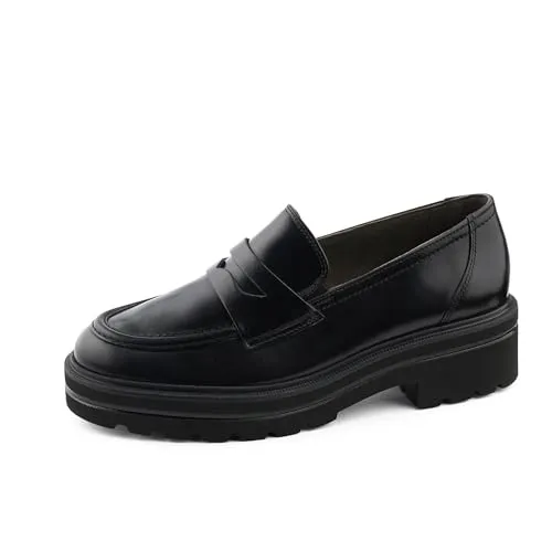 Paul Green Slipper schwarz 39,5 EU - Halbschuhe in elegantem Schwarz mit runder Kappe und komfortablem Schlupfdesign, ideal für stilvolle Auftritte.